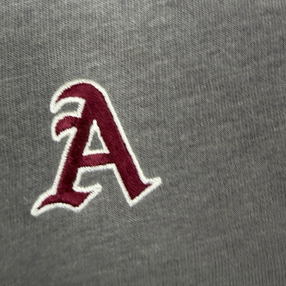 Arkansas Razorbacks Collegiate New Era 1/4 Zip Pullover Gray NCAA Men's XL #1152